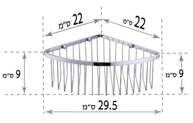 מדף רשת גדולה לבקבוקי סבון גוף לשמפו אביזרים לאמבטיה למקלחת אביזרי רחצה סניטריים למקלחון בראס איכותי רשת מעוגלת לקיר מקלחת