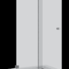 מקלחון הזזה CNC204 - מקלחון המורכב על מוט נירוסטה בעל דופן קבועה ודלת הזזה