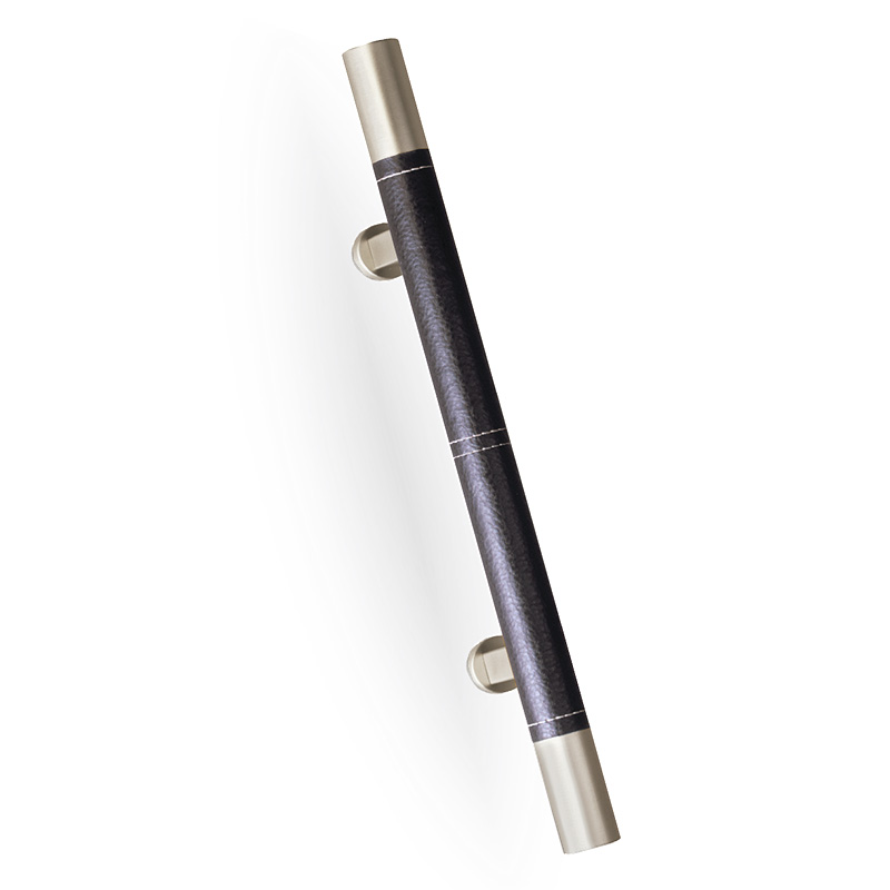 ידית ארוכה לדלת כניסה עם עור