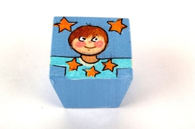 כפתור ילד תכלת