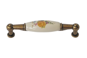 ידית פורצלן אוקסיד פרח צהוב 323-96