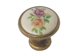 כפתור פורצלן 341 אוקסיד צהוב אדום