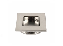 ידית כפתור שקוע מרובע דגם 534 ניקל מוברש