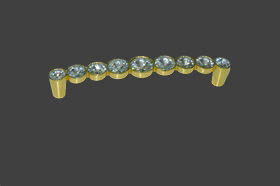 ידית קריסטל G406/96 זהב