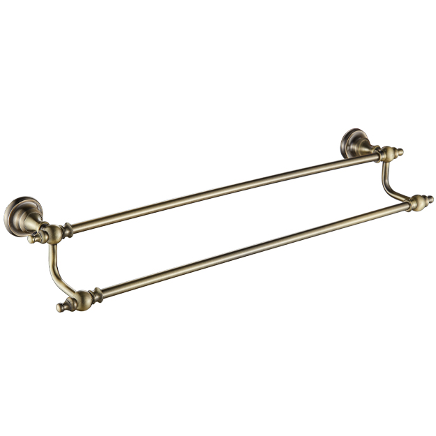 מוט כפול למגבת אמבטיה ברונזה BRONZE