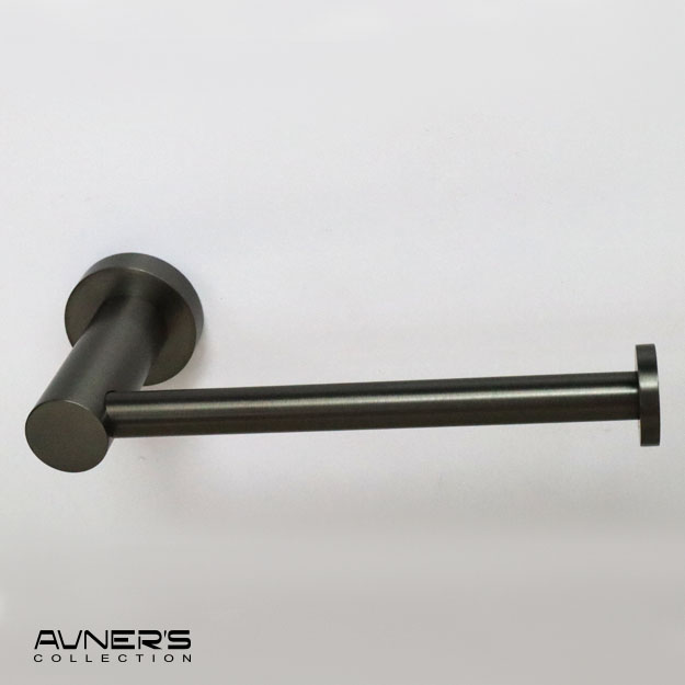 מחזיק נייר טואלט תלוי לקיר ROUND גרפיט