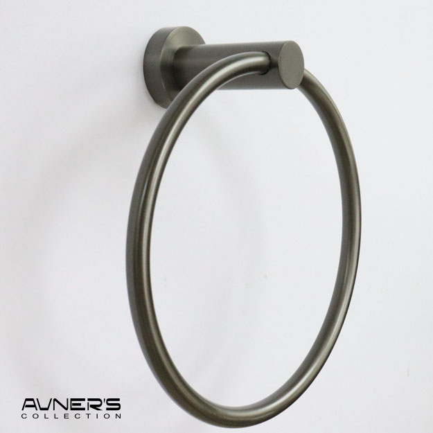 מתלה טבעת למגבת פנים ROUND גרפיט