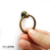 ידית כפתור טבעת לארון דגם 3110 פליז עתיק ברונזה - אבנר'ס קולקשיין בע"מ