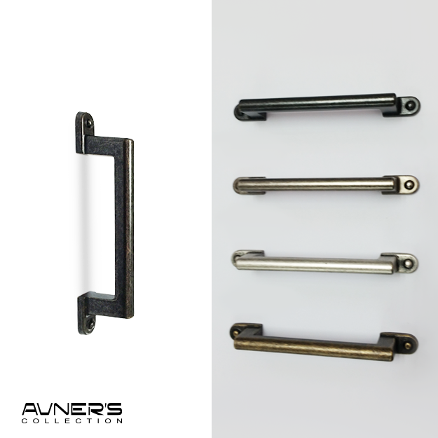 ידית מזוודה לריהוט דגם 9070 שחור עתיק