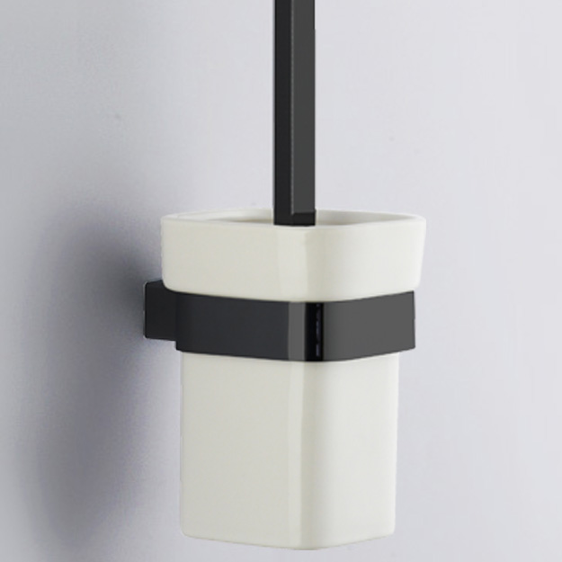 מברשת אסלה לקיר URBAN שחור מט