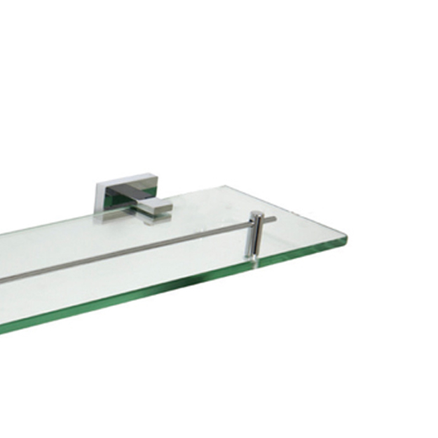 מדף זכוכית לאמבטיה 53 ס"מ LA-BEL זכוכית שקופה