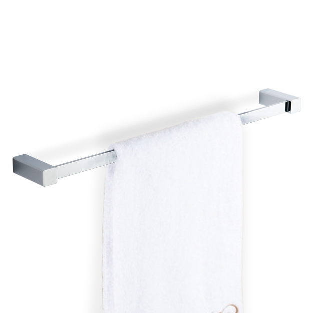 מוט מגבת בודד 60 ס״מ לאמבטיה URBAN ניקל מבריק