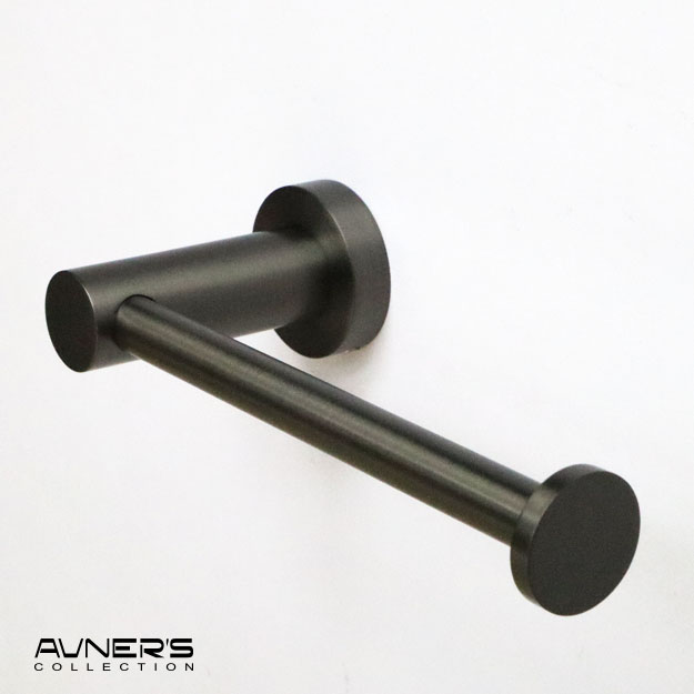 מחזיק נייר טואלט תלוי לקיר ROUND גרפיט