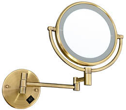 מראה מגדילה עם תאורת לד