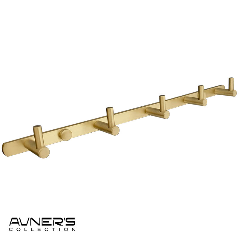 קולב למגבות טופ חמישיה דגם PYG-205-MG זהב מט