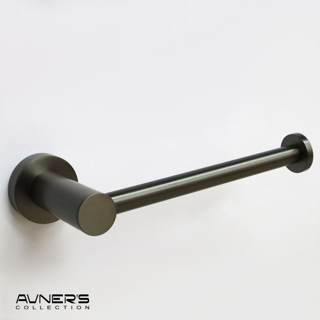 מחזיק נייר טואלט תלוי לקיר ROUND גרפיט