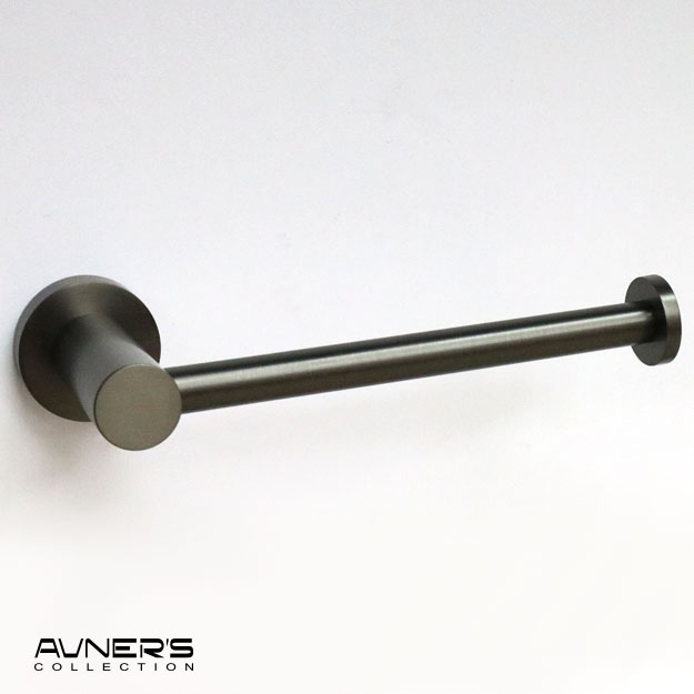 מחזיק נייר טואלט תלוי לקיר ROUND גרפיט