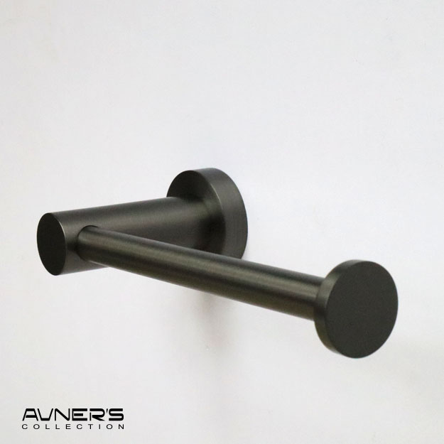 מחזיק נייר טואלט תלוי לקיר ROUND גרפיט