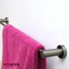 מתלה למגבת 45, 60, 80 ס״מ לאמבטיה ROUND גרפיט - אבנר'ס קולקשיין בע"מ
