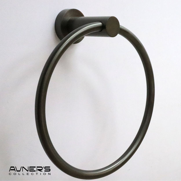 מתלה טבעת למגבת פנים ROUND גרפיט