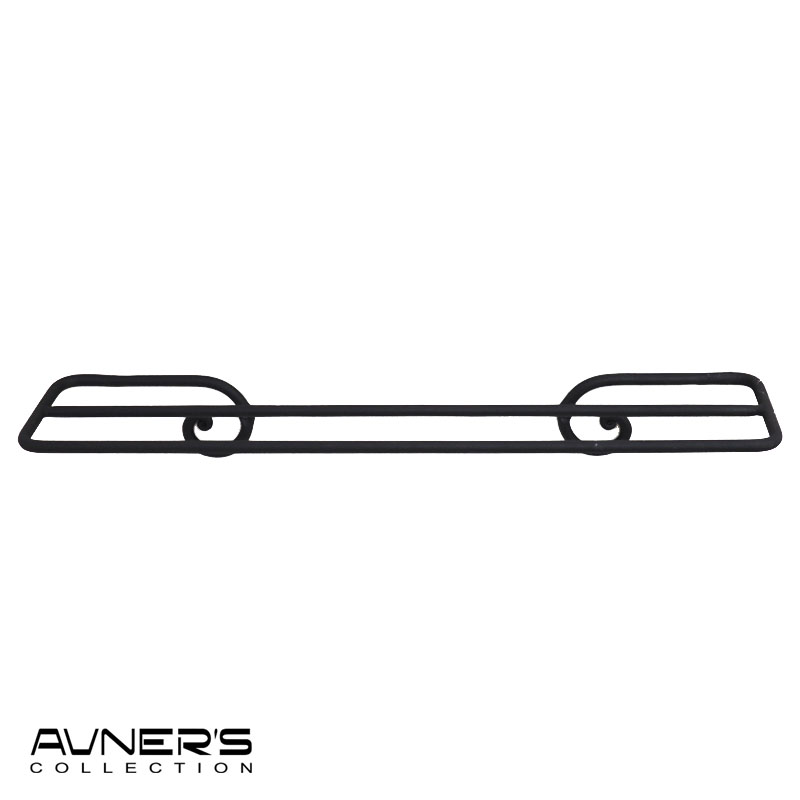 מתלה מגבת שחור