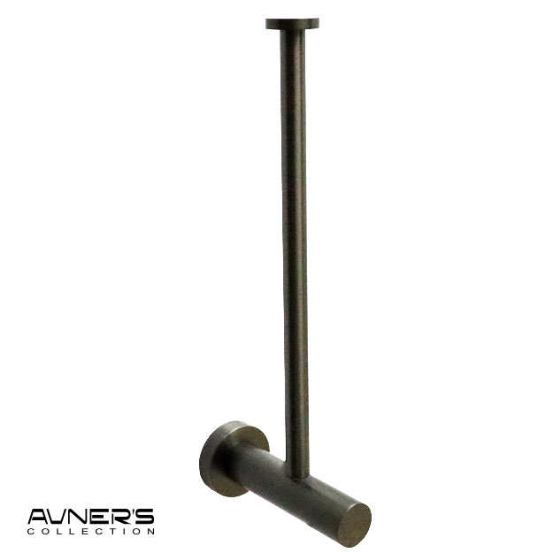 מחזיק נייר טואלט רזרבי לקיר ROUND גרפיט