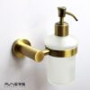 מתקן לסבון נוזלי לקיר אמבטיה ROUND ברונזה - אבנר'ס קולקשיין בע"מ
