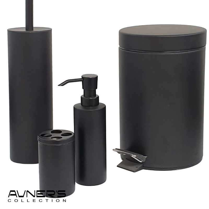 פח אשפה שחור 3 | 5 ליטר עגול סגירה שקטה