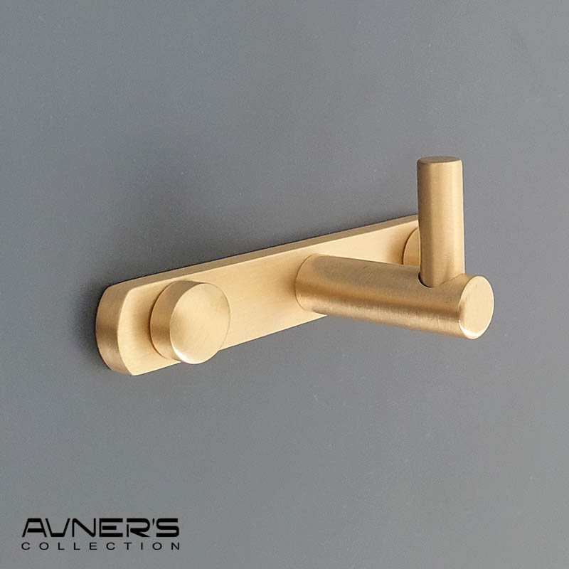 קולב מגבות טופ בודד PYG-201-MG זהב מט