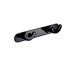 קולב זוגי למגבות אמבטיה דגם SL-864-BL שחור מט