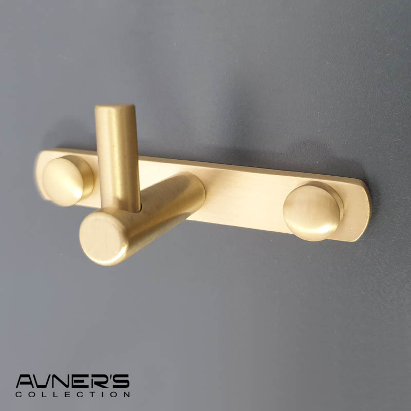 קולב מגבות טופ בודד PYG-201-MG זהב מט