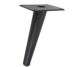 רגליים לריהוט | לשולחן | ספה גובה 15 - 71 ס״מ דגם CHIC שחור