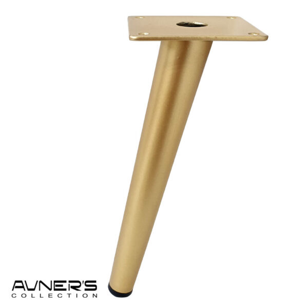 רגל לשולחן | ספה גובה 15 - 71 ס״מ דגם CHIC זהב מט - אבנר'ס קולקשיין בע"מ