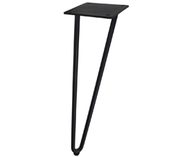 רגל למזנון | שולחן גובה 35 - 40 ס״מ דגם סיכה שחור מט