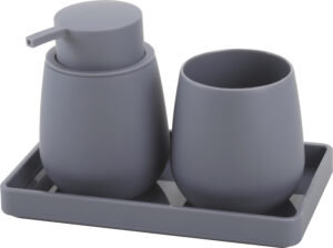 מגש לאביזרי אמבטיה טוקיו אפור - אבנר'ס קולקשיין בע"מ