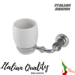 כוס למברשת שיניים ניקל ואפור ג'ולייט