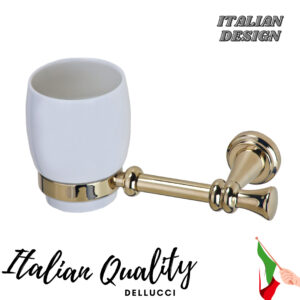 כוס למברשות שיניים זהב רומיאו