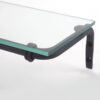 מדף זכוכית לאמבטיה 50 ס״מ נפחות שחור קלאסי - אבנר'ס קולקשיין בע"מ