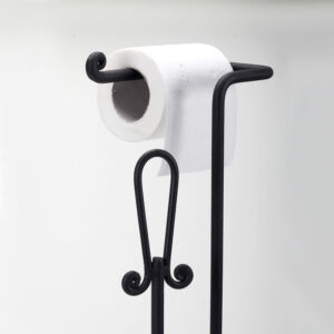 מעמד לנייר טואלט עם מברשת אסלה