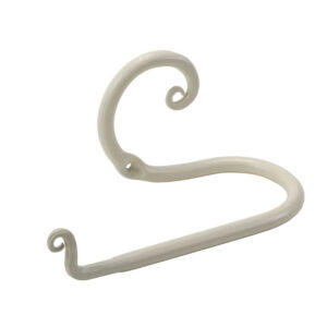 מחזיק נייר טואלט קרם שבלול עבודת יד נפחות