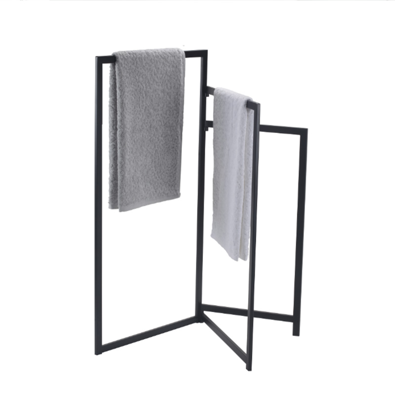 סולם מגבות ספר בצבע שחור