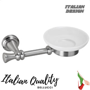 אביזרים לאמבטיה איטלקיים בגימור ניקל מוברש סאטן 