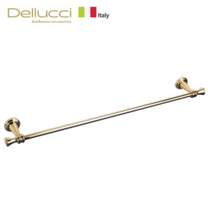 מתלה למגבת בודד זהב מבריק