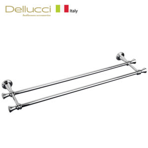 מתלה כפול למגבות מבריק