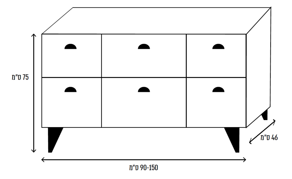 מידות ארון לאמבטיה 