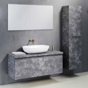 ארון אמבטיה עם ארון שירות