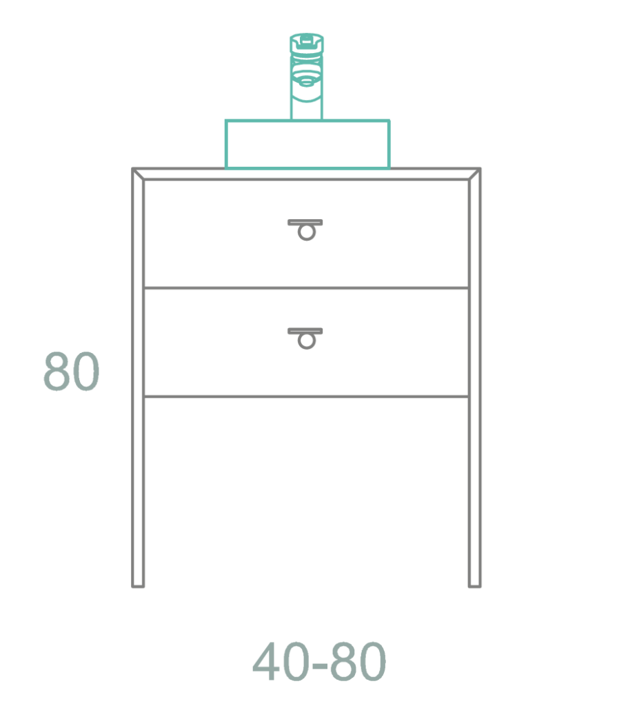 מבחר ארונות לאמבטיה בהזמנה לפי מידה