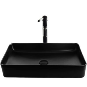 כיור מונח שחור