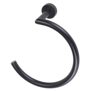 מתלה מגבות שחור