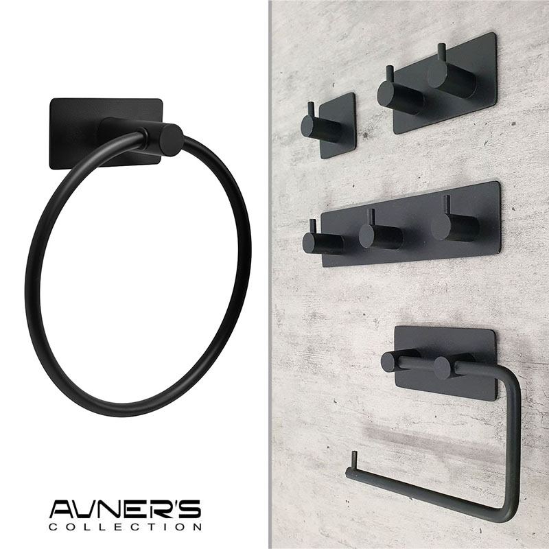 אביזרי אמבטיה ללא קידוח